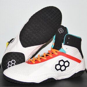 Rudis Alpha 2.0 Clash Wrestling Shoes Men's 10 Mismatch White Black